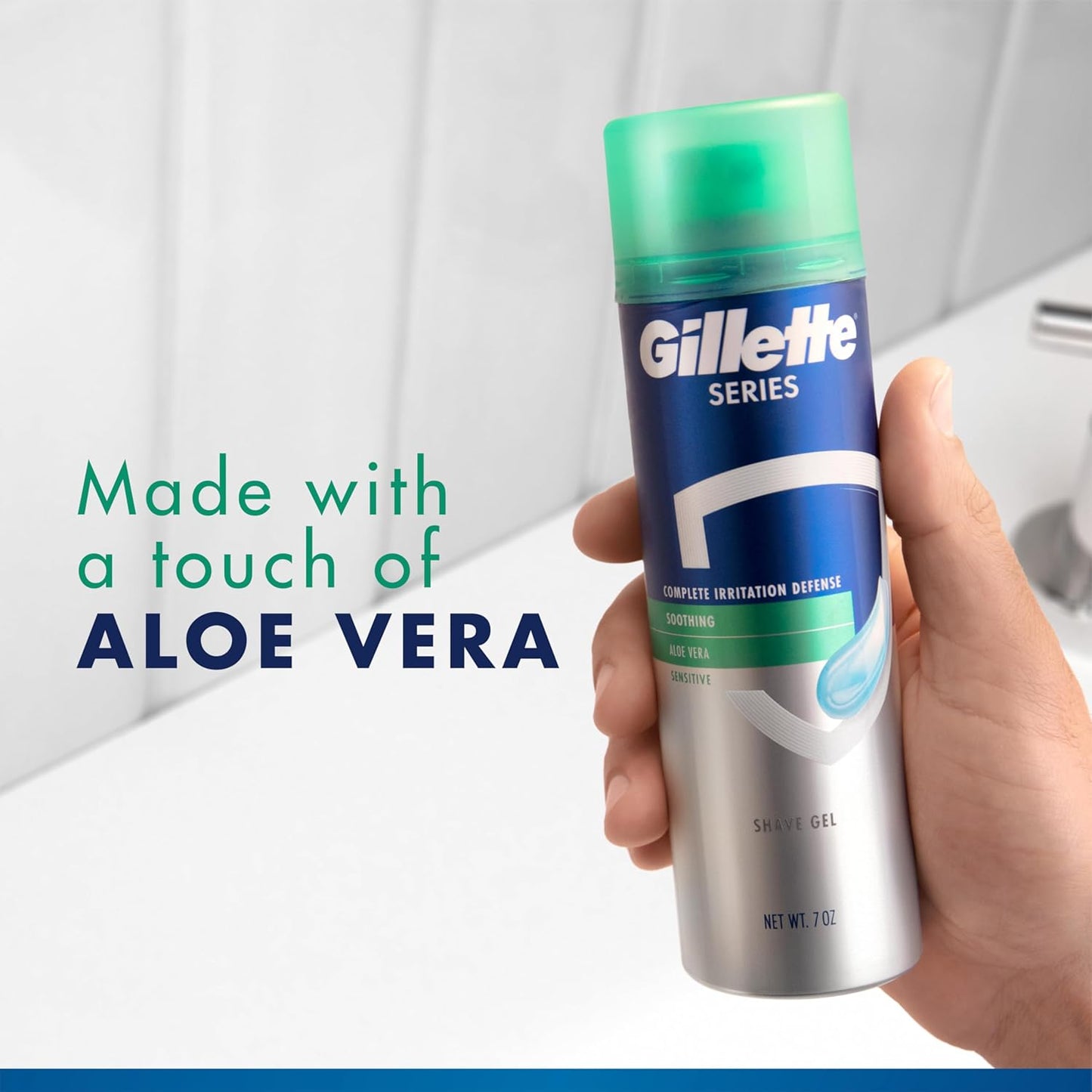 Aloe-Infused Sensitive Shave Gel Duo