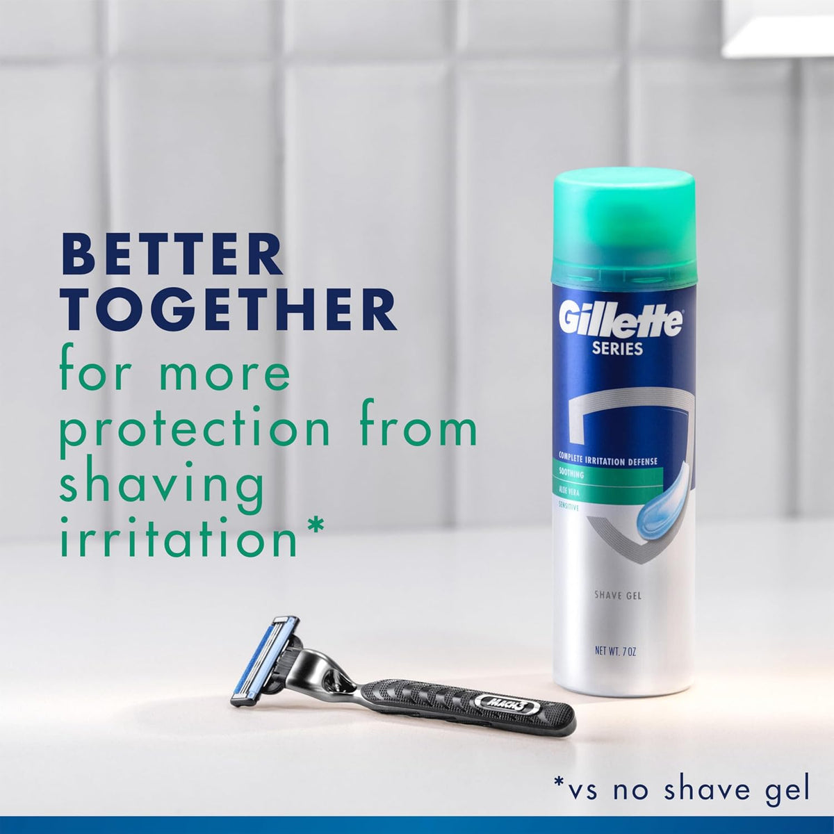 Aloe-Infused Sensitive Shave Gel Duo