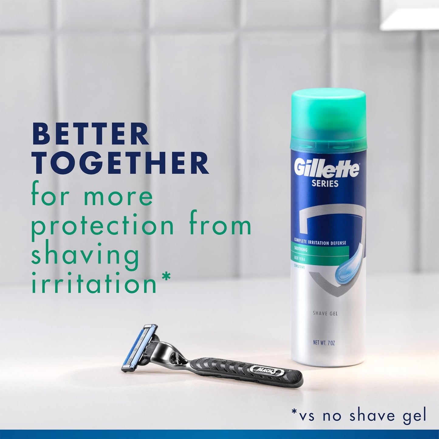 Aloe-Infused Sensitive Shave Gel Duo
