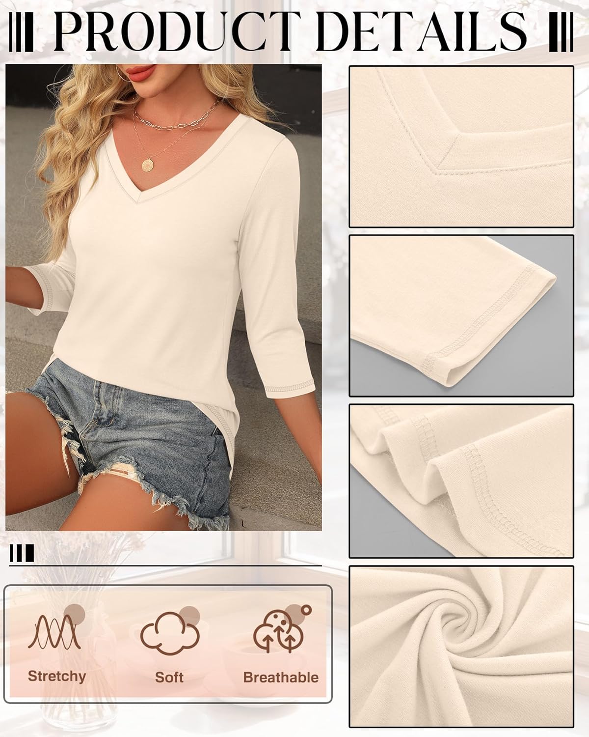 Everyday V-Neck Comfort Tee